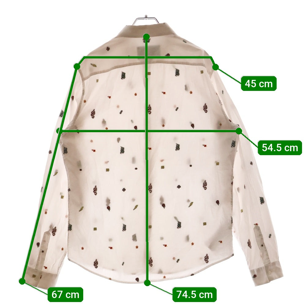 GUCCI(グッチ) 20SS シンボルズオックスフォードデューク 長袖シャツ 501897 Z364F ホワイト