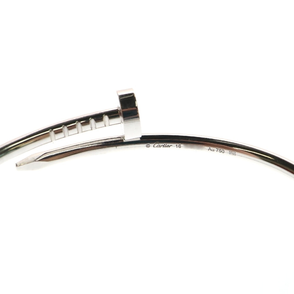 Cartier(カルティエ) JUSTE UN CLOU BRACELET SM ジュストアンクル K18WG ブレスレット ホワイトゴールド