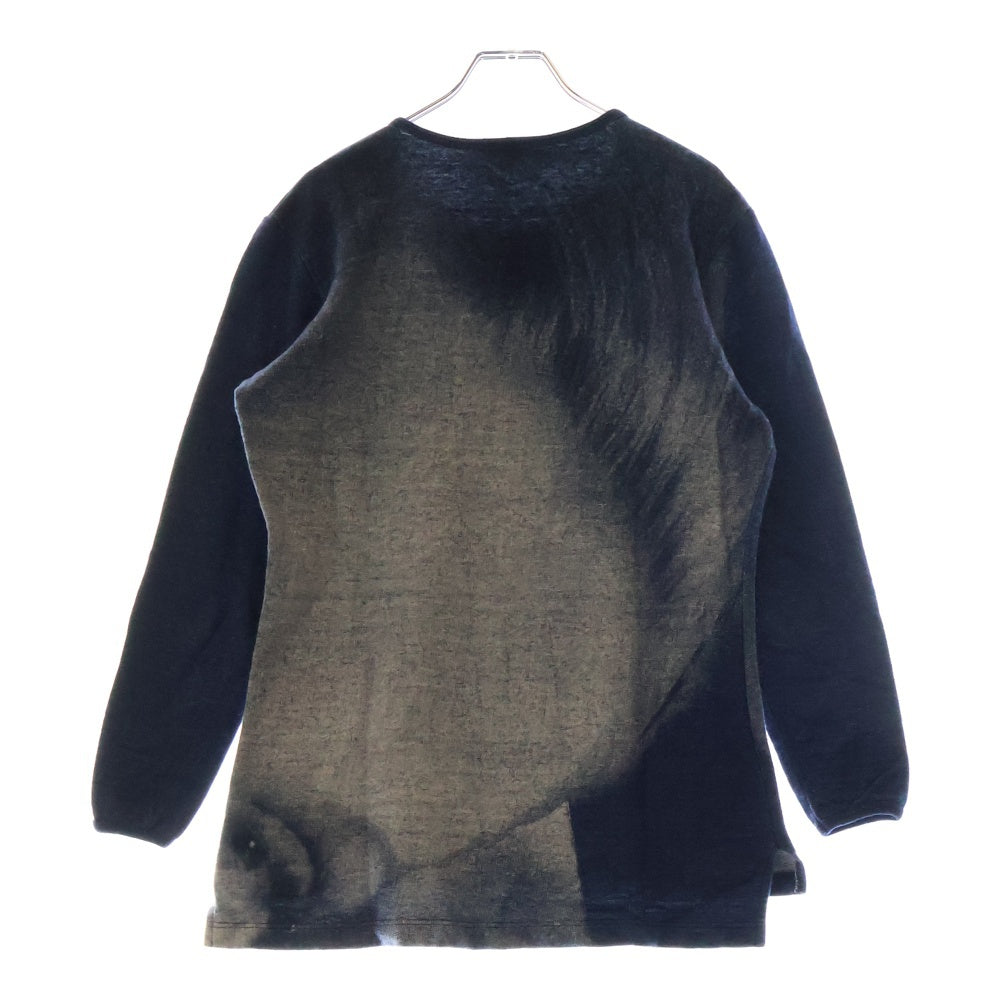 Vivienne Westwood(ヴィヴィアンウエストウッド) 80s マレーネ ディートリッヒ デニムデザイン クルーネック 長袖Tシャツ インディゴ