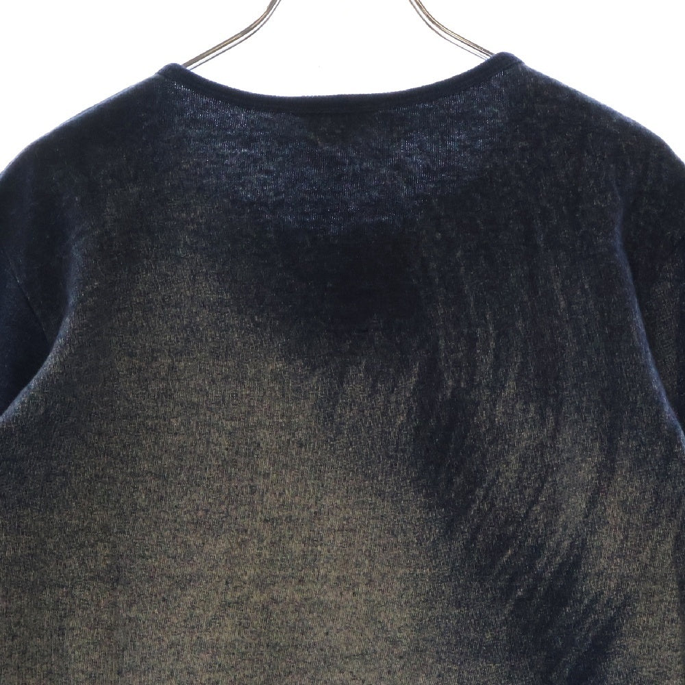 Vivienne Westwood(ヴィヴィアンウエストウッド) 80s マレーネ ディートリッヒ デニムデザイン クルーネック 長袖Tシャツ インディゴ