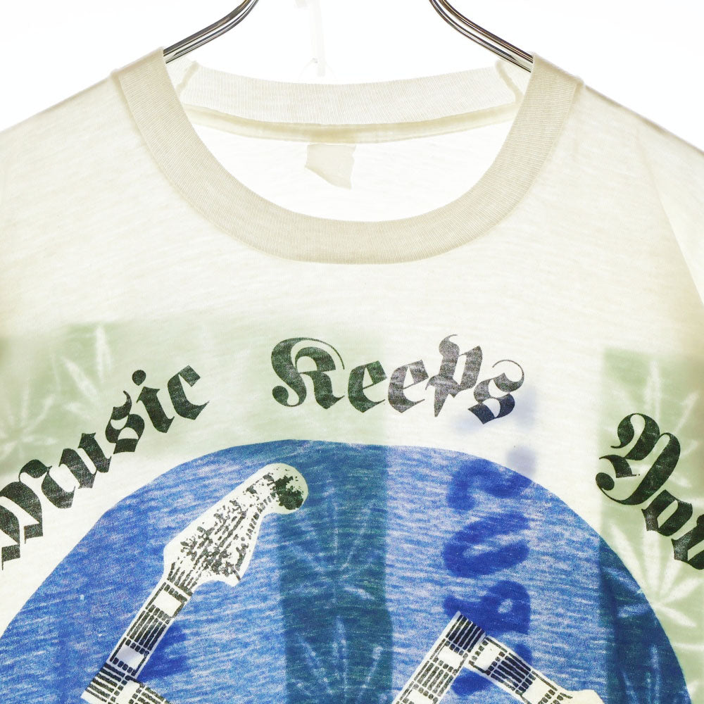 VINTAGE(ヴィンテージ) セディショナリーズ フロントプリント クルーネック半袖 Tシャツ ホワイト