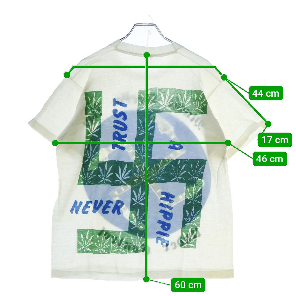 VINTAGE(ヴィンテージ) セディショナリーズ フロントプリント クルーネック半袖 Tシャツ ホワイト