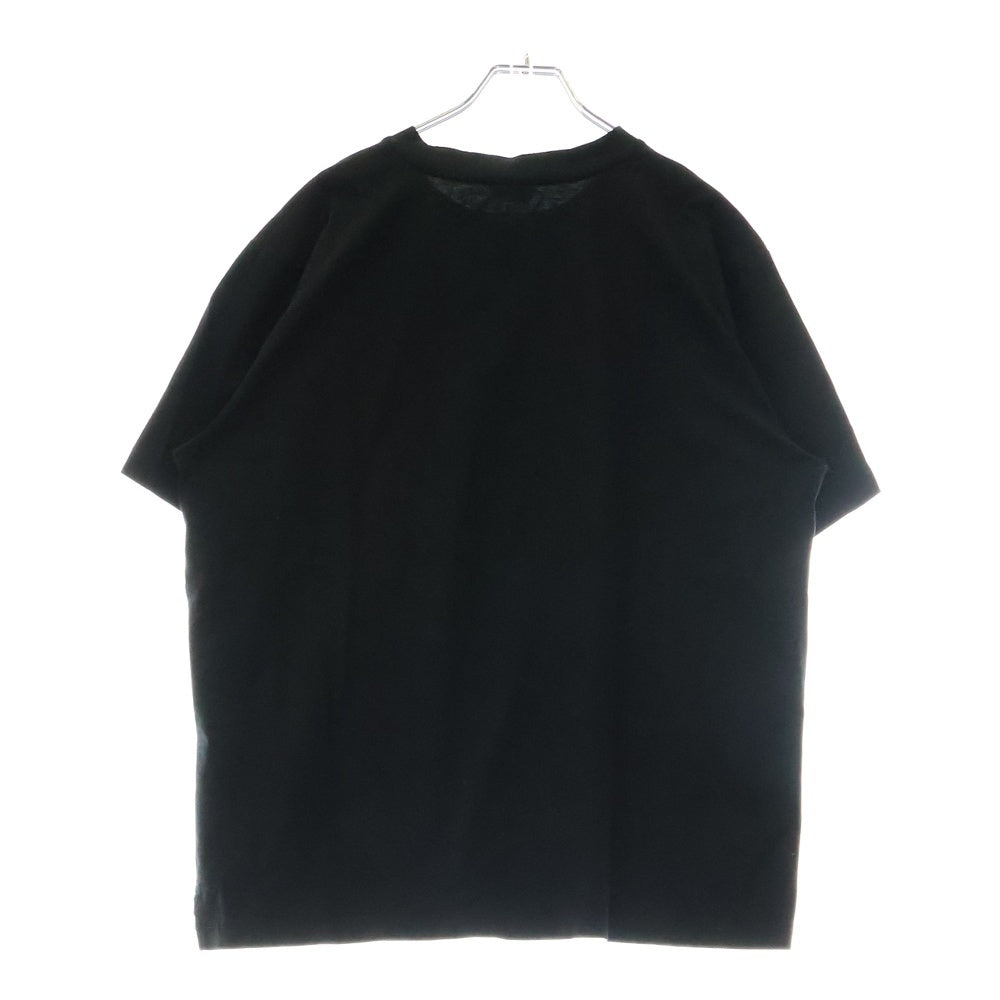 DIESEL(ディーゼル) ポケット ロゴ刺繍 クルーネック Tシャツ 半袖カットソー 00S4F8-T-JUST-POCKET J1-0QANW ブラック