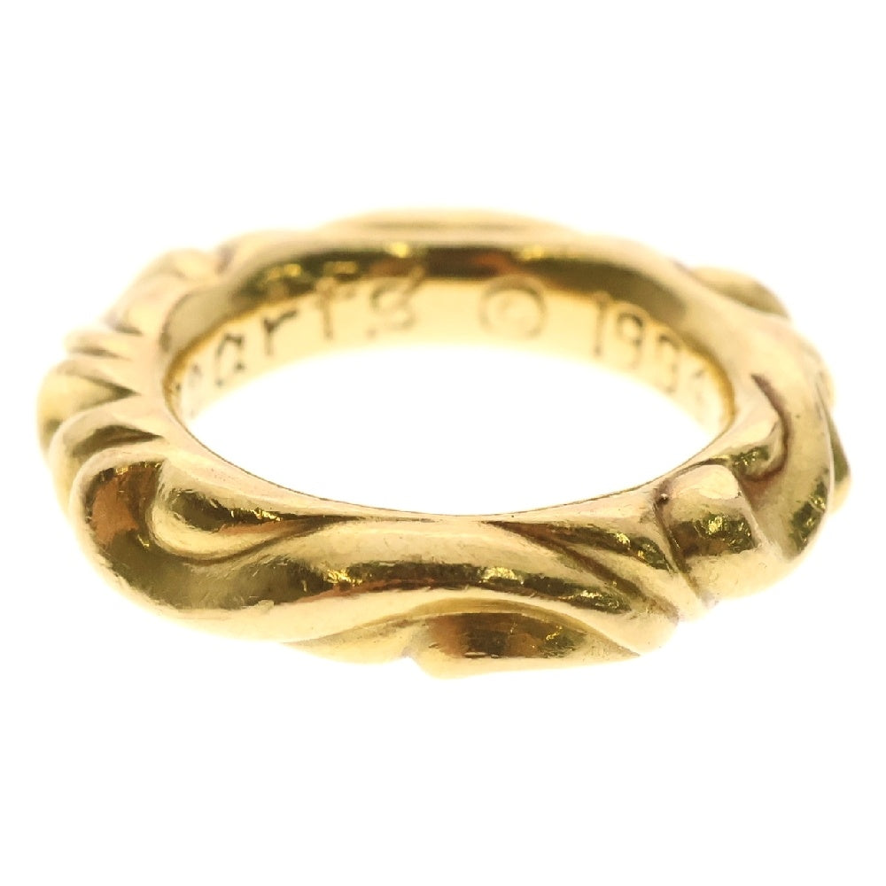 CHROME HEARTS(クロムハーツ) 22K SCRL BAND スクロールバンド リング ゴールド BCA416 7号