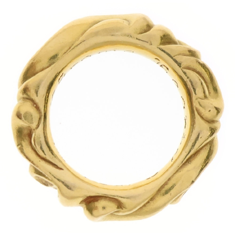 CHROME HEARTS(クロムハーツ) 22K SCRL BAND スクロールバンド リング ゴールド BCA416 7号