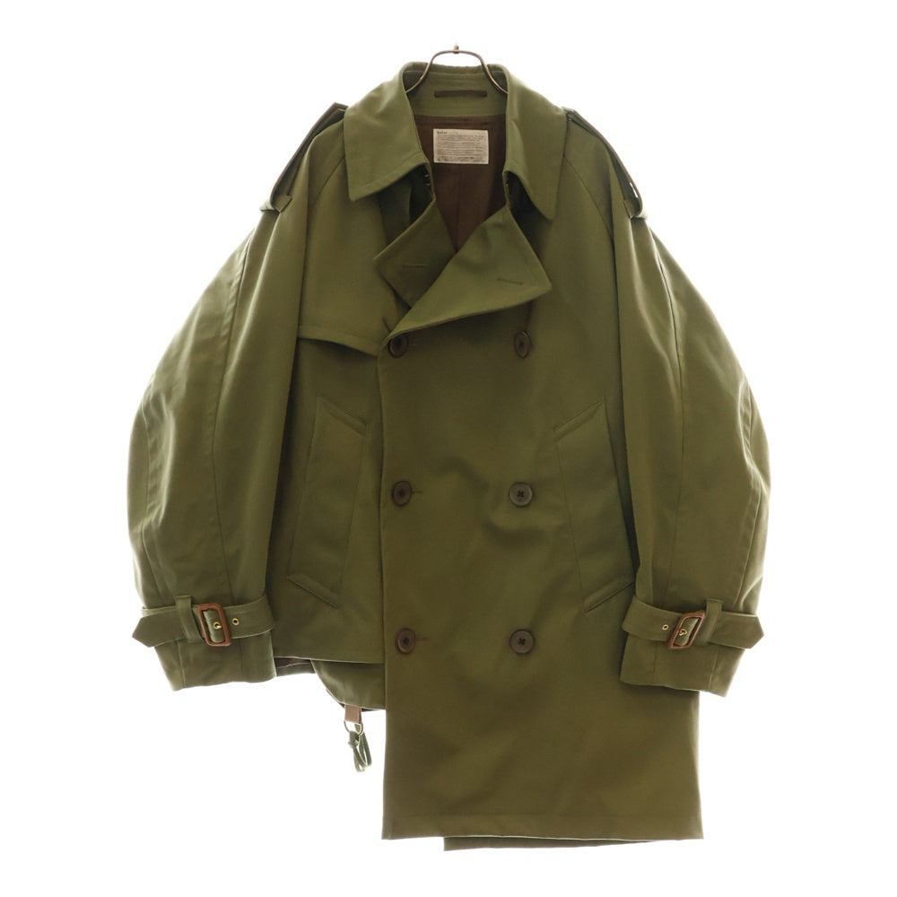 kolor(カラー) 19AW TRENCH COAT ナイロンツイル スリーレイヤー トレンチコート 19WCM-C05104 カーキ