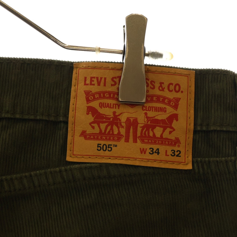 Levi's(リーバイス) 505 コーデュロイパンツ カーキ pc9-00505-2059