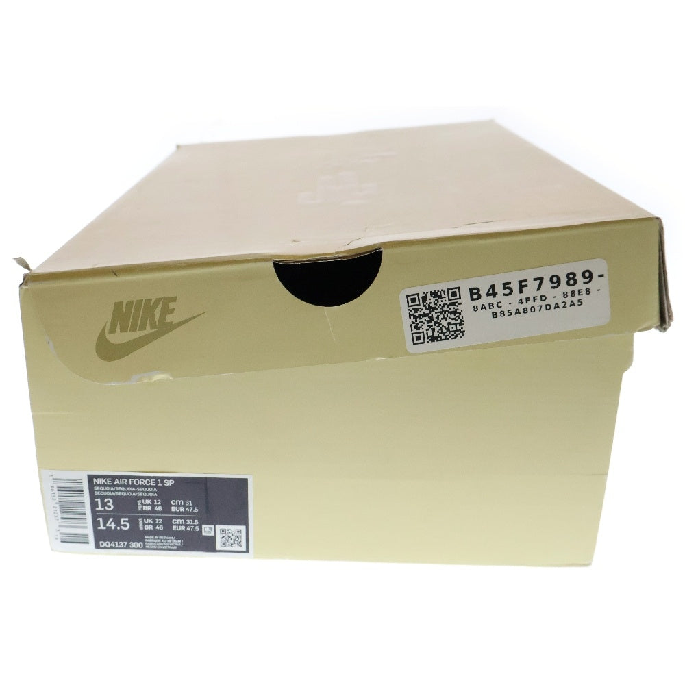 NIKE(ナイキ) ×Billie Eilish AIR FORCE 1 LOW ビリーアイリッシュ エアフォース 1 ローカットスニーカー カーキ US13/31cm DQ4137-300
