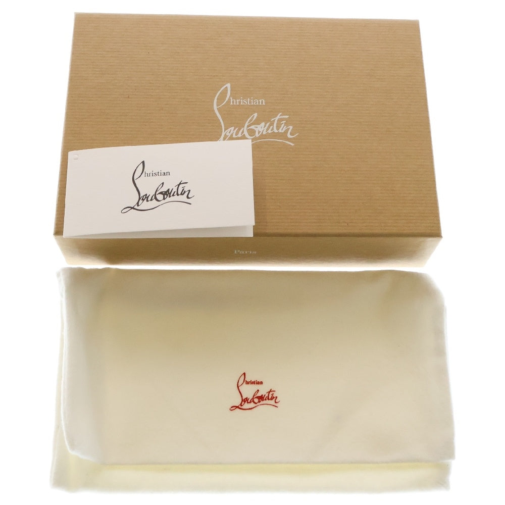 CHRISTIAN LOUBOUTIN(クリスチャンルブタン) パネトーネ フルスタッズ ラウンドジップロングウォレット 長財布 1165065 ベージュ