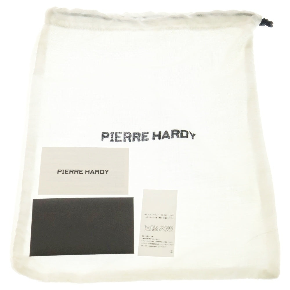 PIERRE HARDY(ピエールアルディ) LEATHER CLUTCH BAG 総柄 クラッチバッグ ブラック/ベージュ