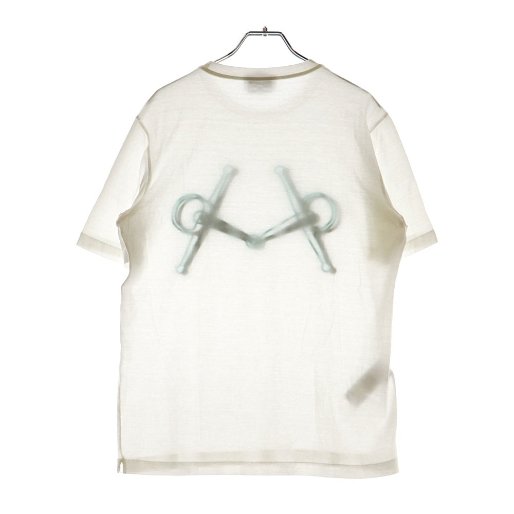 HERMES(エルメス) 19SS MPRIME PLACE MORS モールプラス クルーネック 半袖Tシャツ ホワイト