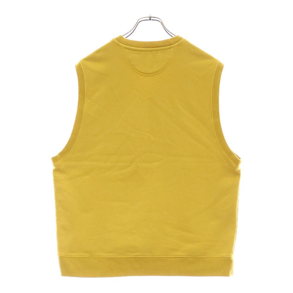 STUSSY(ステューシー) Fleece Vest ロゴ刺繍 ニットベスト 118483 イエロー
