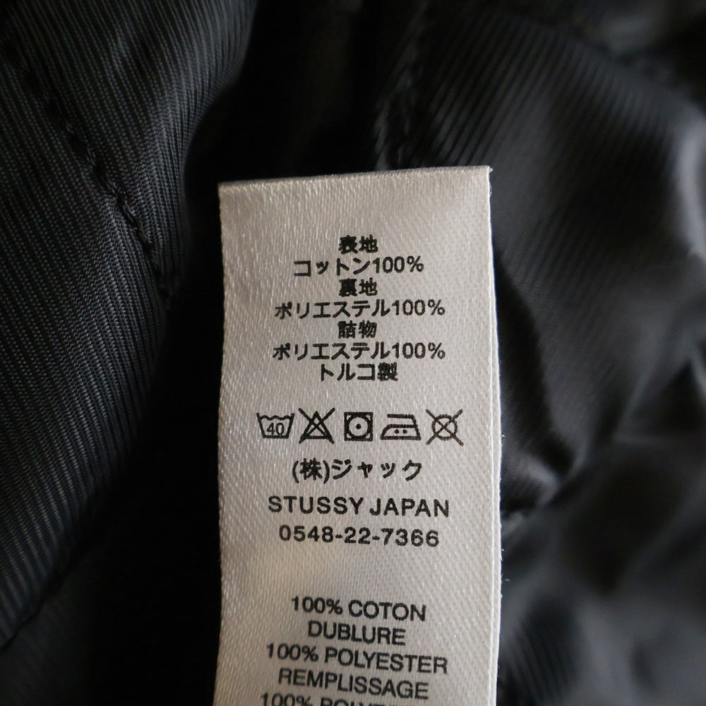 STUSSY(ステューシー) 22AW ×LUCIEN SMITH Tigris Canvas Bomber Jacket ルシアンスミス チグリス キャンバス ボンバージャケット アウター パープル 115666