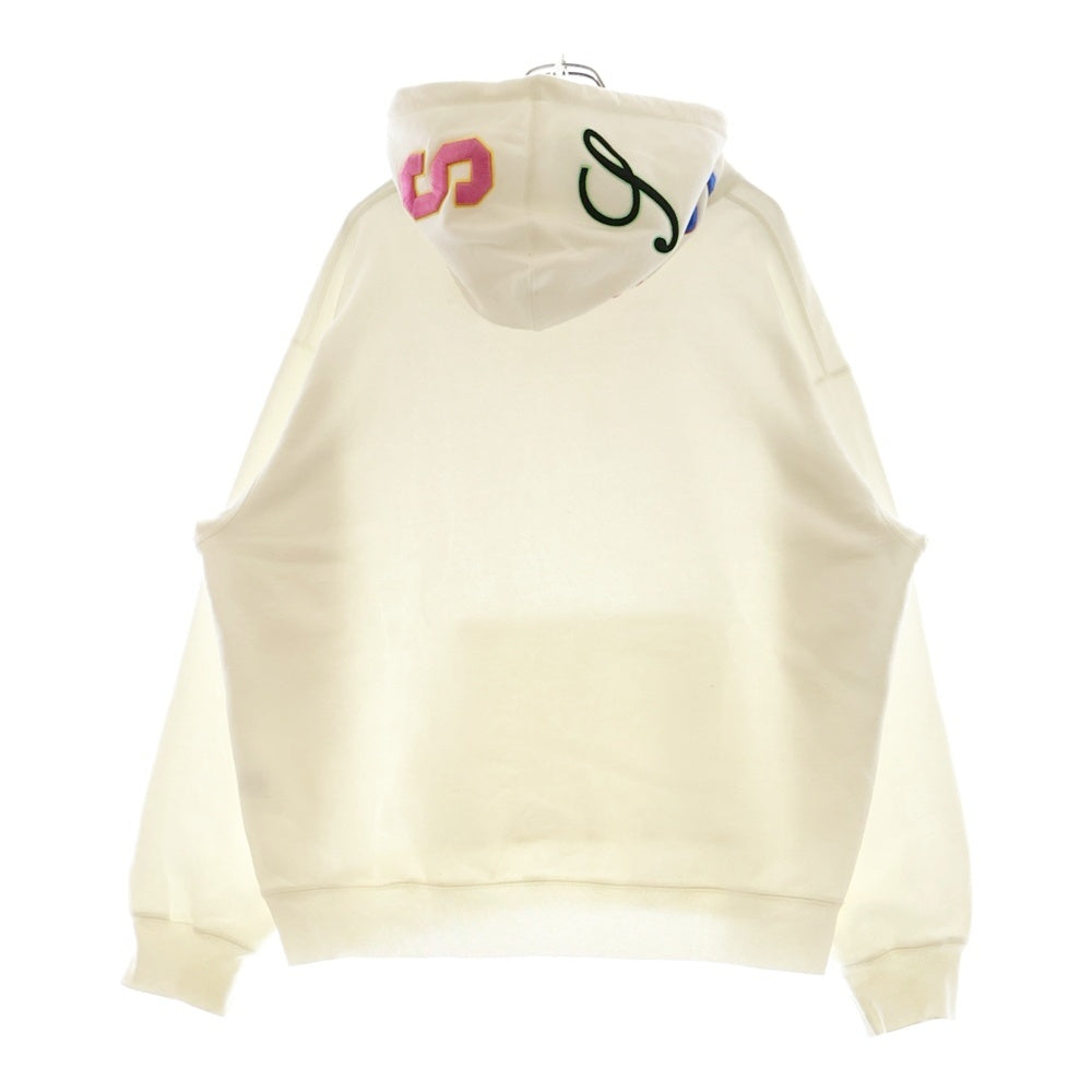 SUPREME(シュプリーム) 25SS Multi S Logo Hooded Sweatshirt フードロゴ刺繍 プルオーバーパーカー ホワイト