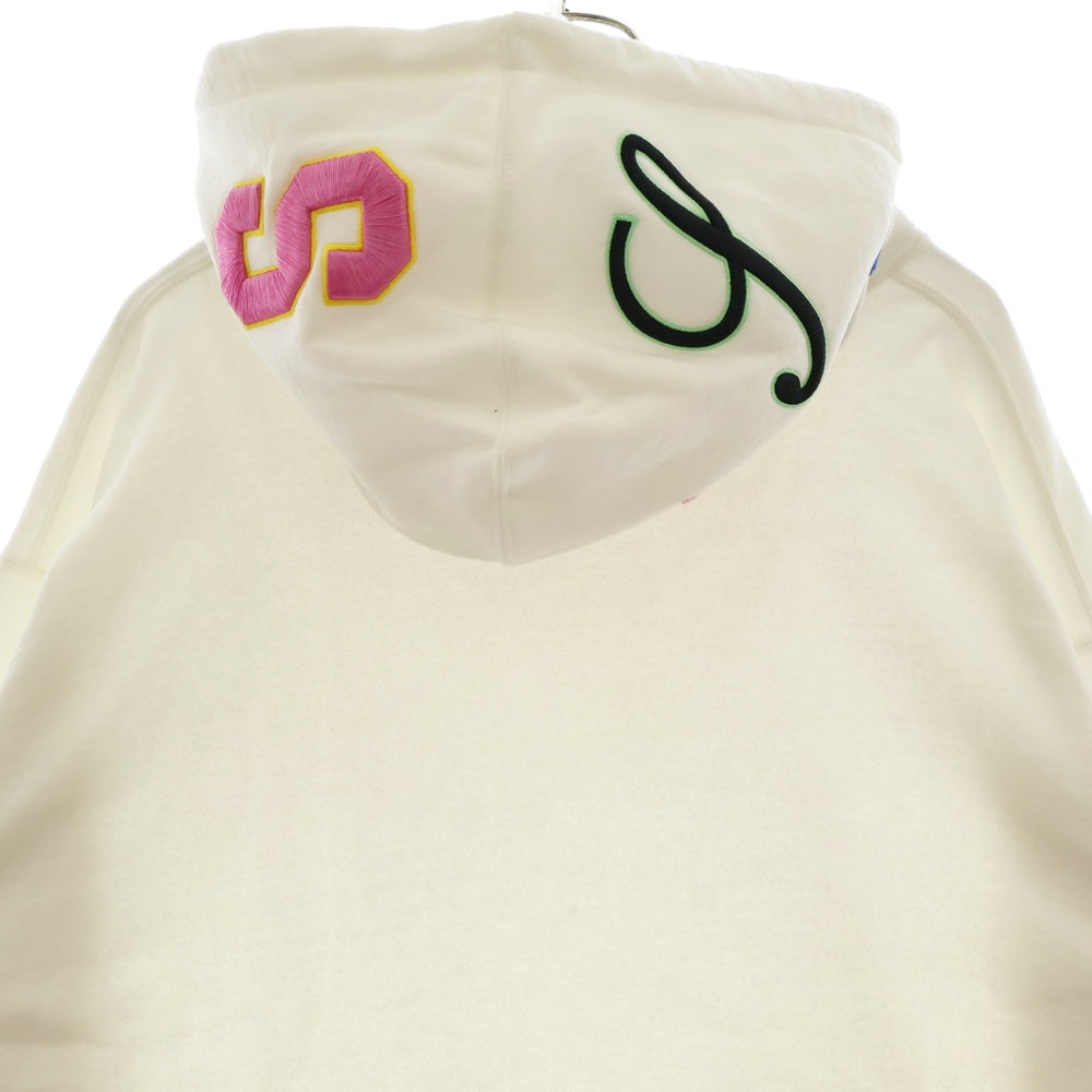SUPREME(シュプリーム) 25SS Multi S Logo Hooded Sweatshirt フードロゴ刺繍 プルオーバーパーカー ホワイト