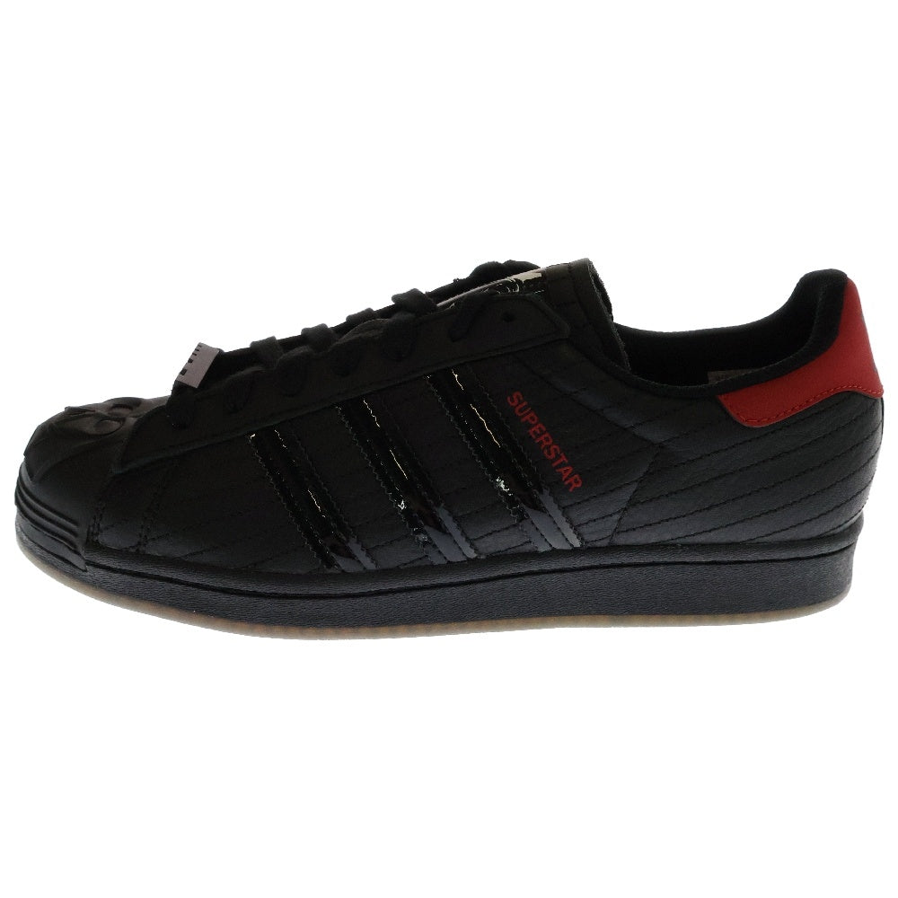 adidas(アディダス) ×STAR WARS SUPERSTAR DARTH VADER ×スターウォーズ スーパースター ローカットスニーカー ブラック FX9302 US9/27.0cm