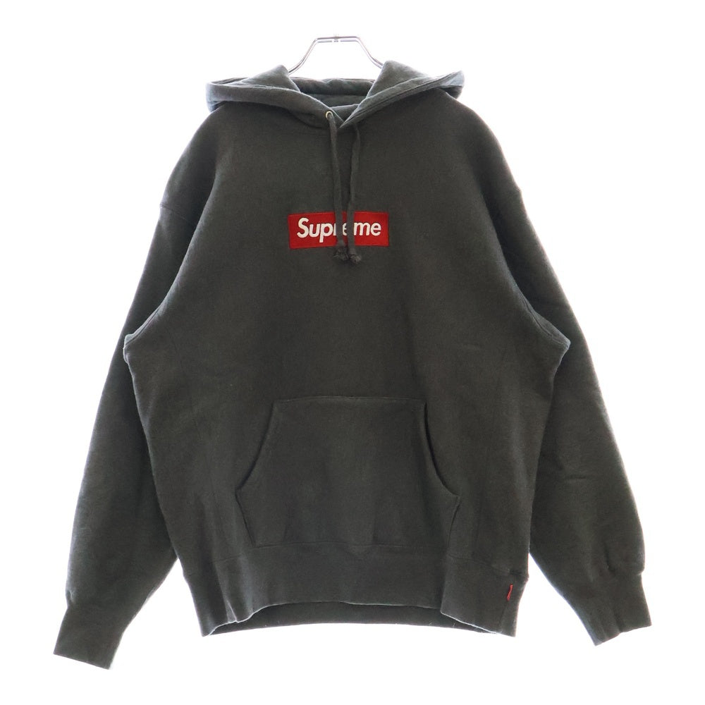SUPREME(シュプリーム) 21AW Box Logo Hooded Sweatshirt ボックスロゴ フーデッド スウェットシャツ チャコールグレー
