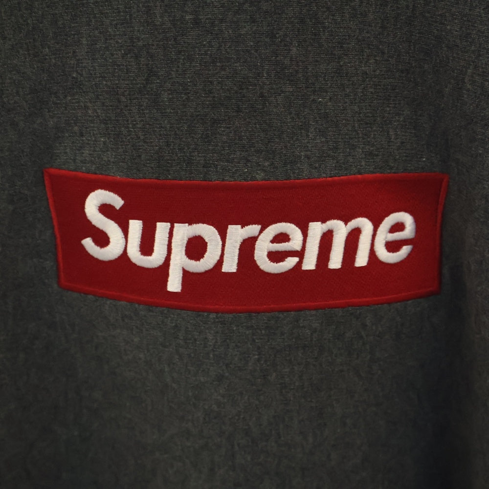 SUPREME(シュプリーム) 21AW Box Logo Hooded Sweatshirt ボックスロゴ フーデッド スウェットシャツ チャコールグレー