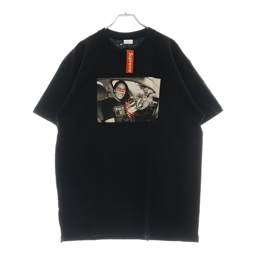 SUPREME(シュプリーム) 20AW ×ANTI HERO Ice Tee ×アンチヒーロー プリント半袖クルーネックTシャツカットソー ブラック
