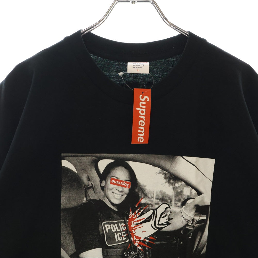 SUPREME(シュプリーム) 20AW ×ANTI HERO Ice Tee ×アンチヒーロー プリント半袖クルーネックTシャツカットソー ブラック