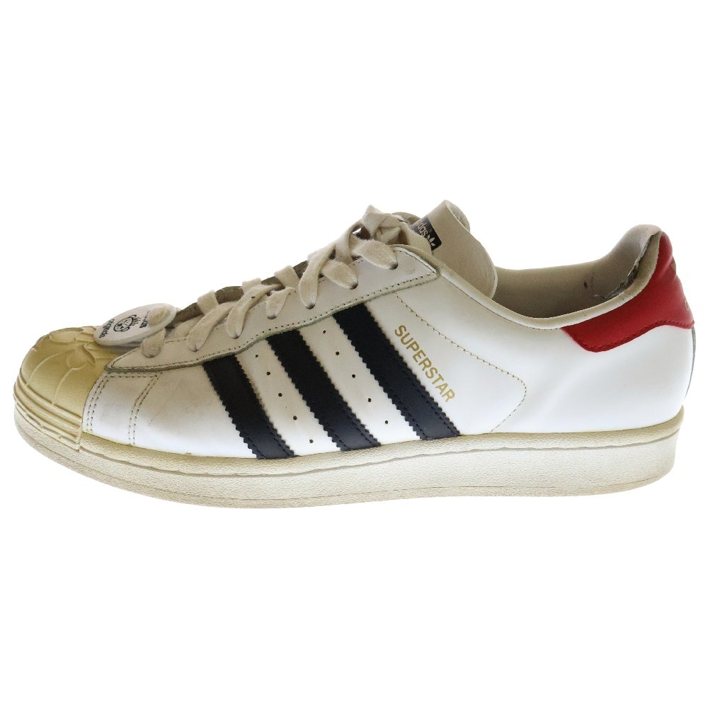 adidas(アディダス) SUPERSTAR NIGO BEARFOOT スーパースター ニゴー ベアフット ローカットスニーカー S75552 ホワイト US9.5