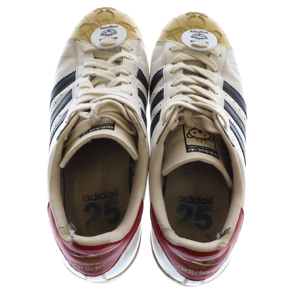 adidas(アディダス) SUPERSTAR NIGO BEARFOOT スーパースター ニゴー ベアフット ローカットスニーカー S75552 ホワイト US9.5