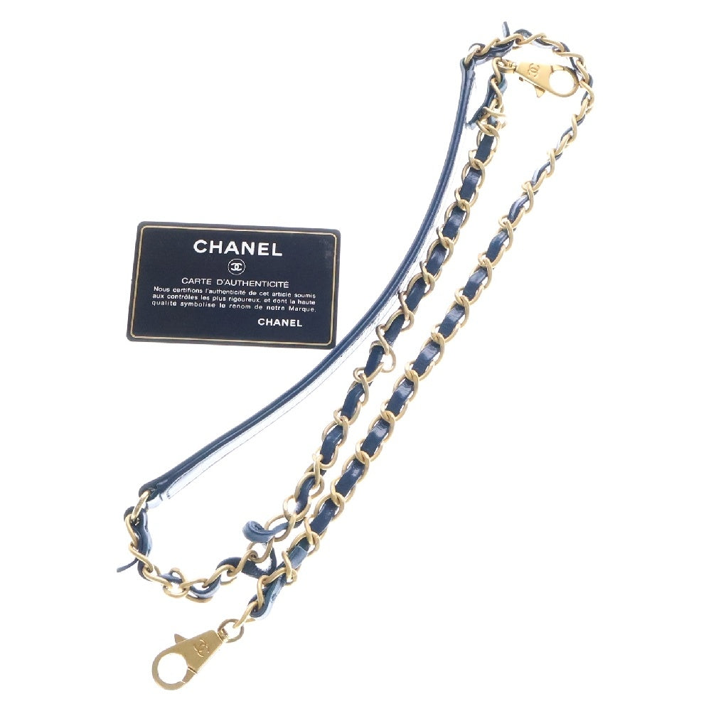 CHANEL(シャネル) Vステッチ ココハンドル29 2WAY ショルダーバッグ ハンドバッグ ネイビー A92991