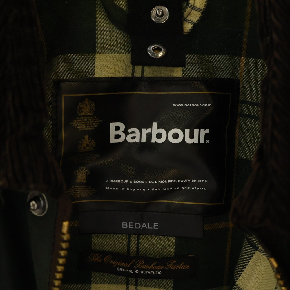 Barbour(バブアー) ワックスコーティング ラグランスリーフ ジャケット MWX0018SG91 カーキ