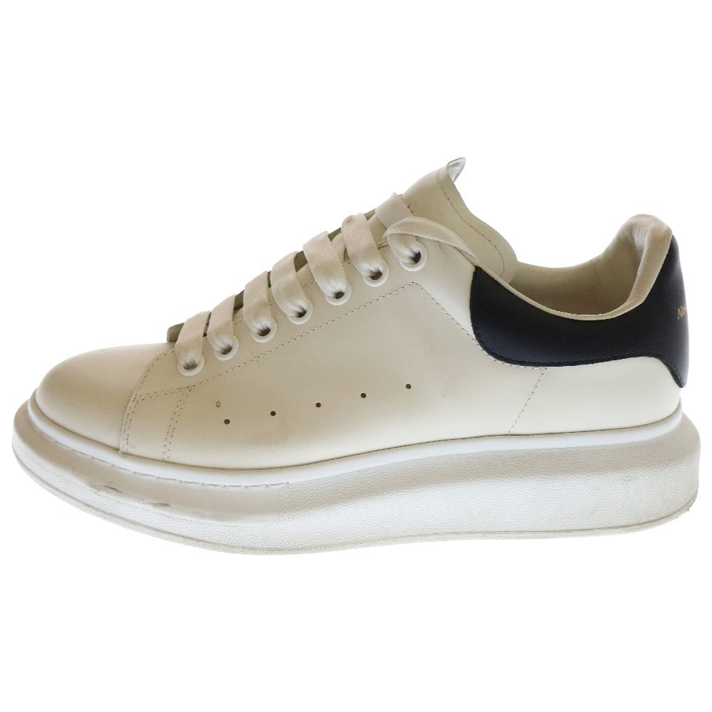 Alexander McQueen(アレキサンダーマックイーン) オーバーソール レザーローカットスニーカー ホワイト 553680