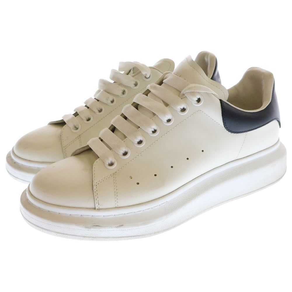Alexander McQueen(アレキサンダーマックイーン) オーバーソール レザーローカットスニーカー ホワイト 553680