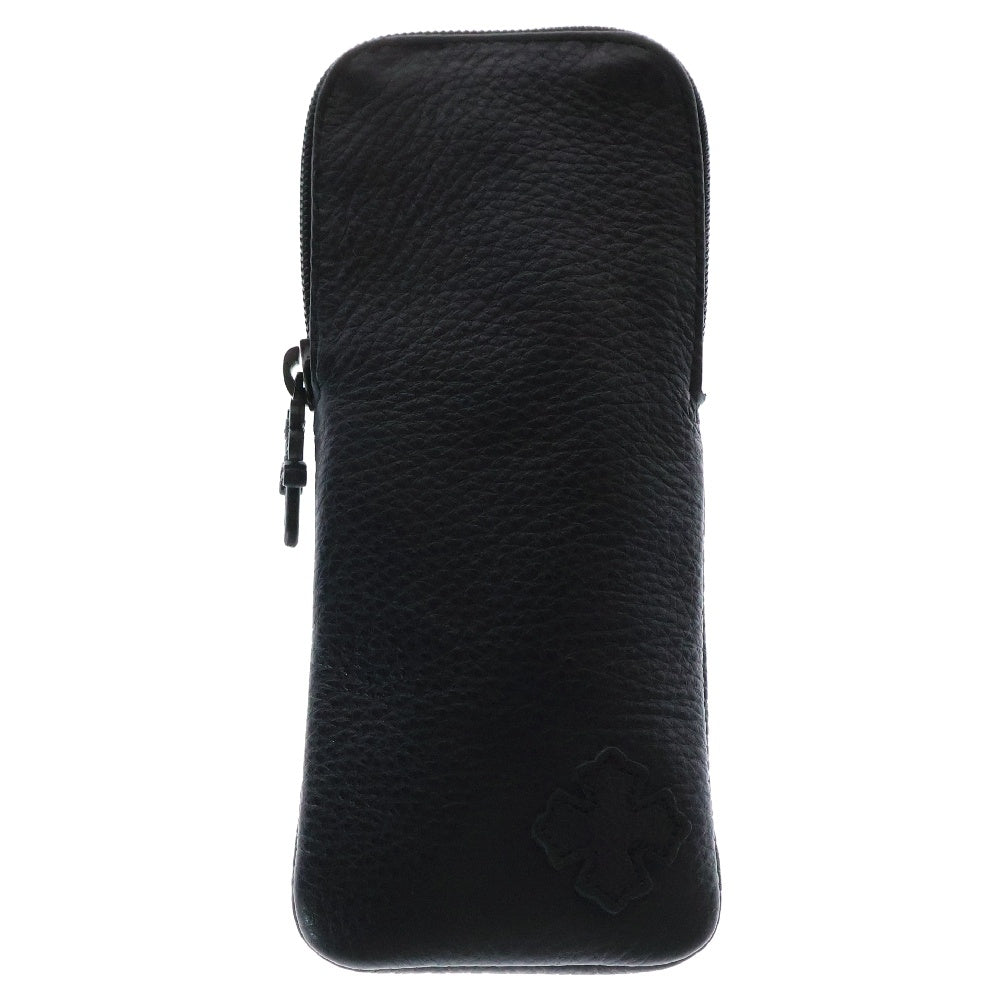 CHROME HEARTS(クロムハーツ) SLUNTRADICTION クロスボール ハーフリム スクエア 眼鏡 サングラス アイウェア ブラック/ゴールド ※度入り