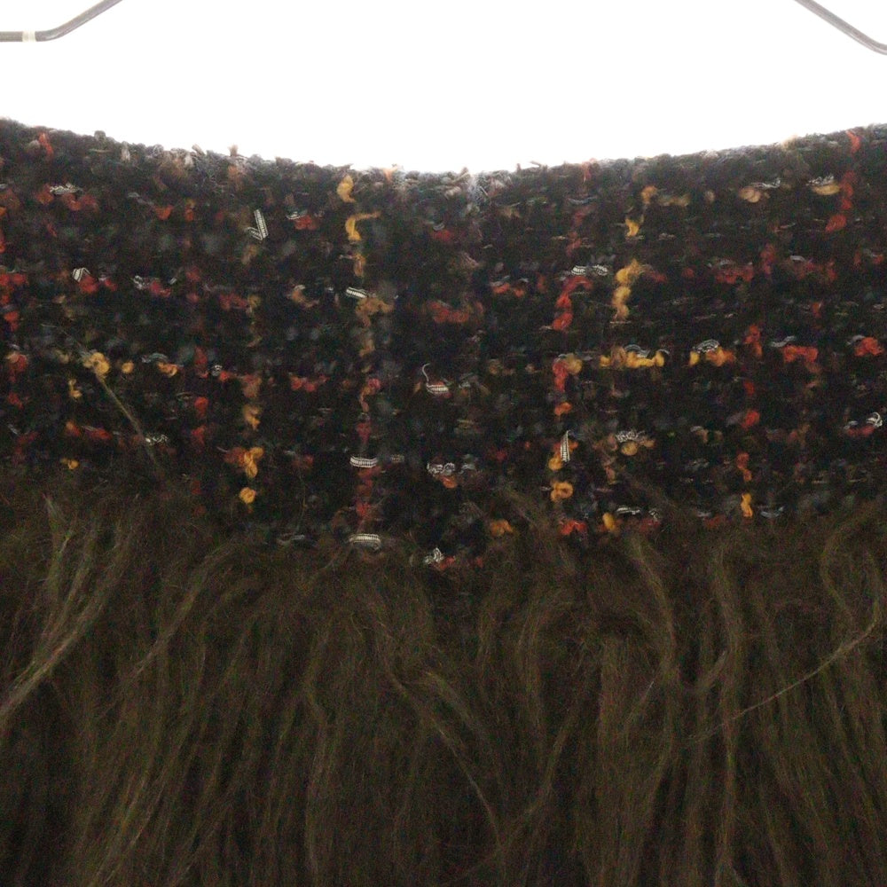 CHANEL(シャネル) 10A ルサージュ ファンタジー ファースカート カーキ レディース P39569W04585