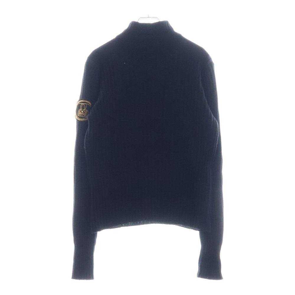 CHANEL(シャネル) 96A ショルダーパッチ タートルネック カシミヤニットセーター ブラック レディース P08783V00314