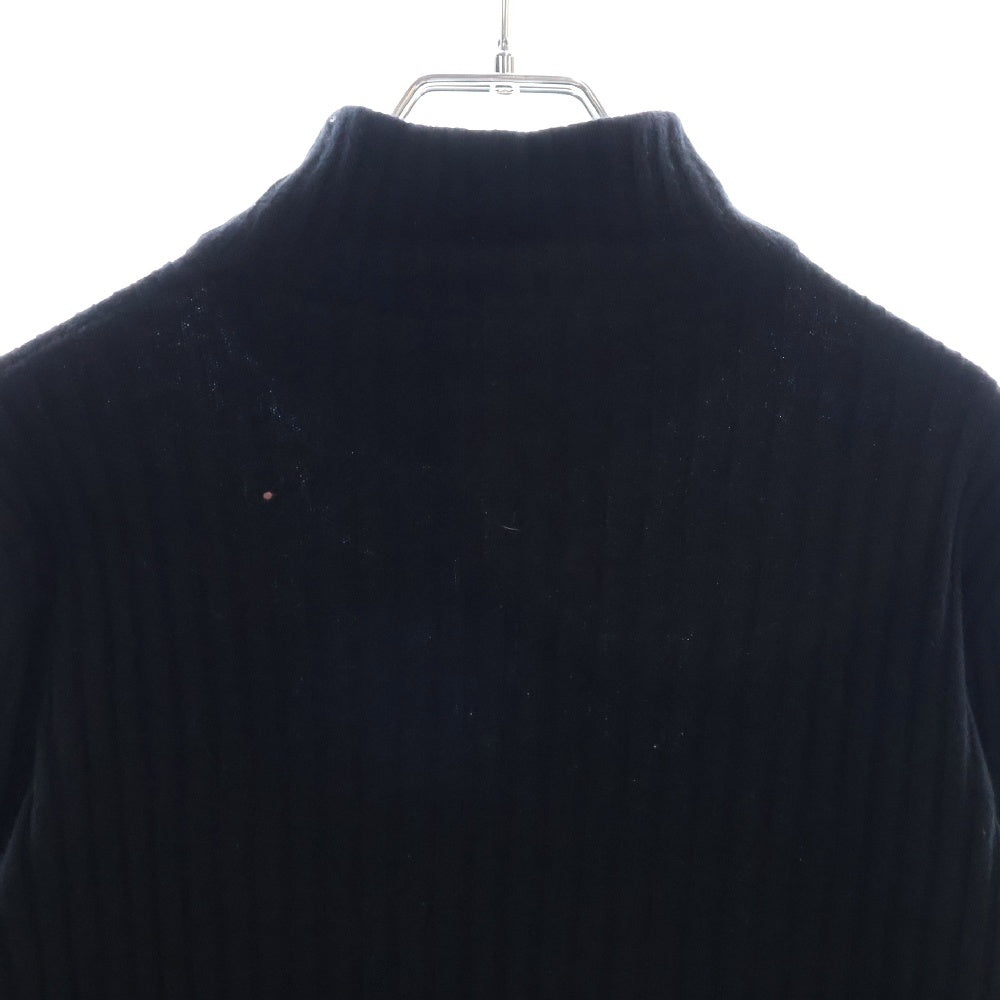 CHANEL(シャネル) 96A ショルダーパッチ タートルネック カシミヤニットセーター ブラック レディース P08783V00314