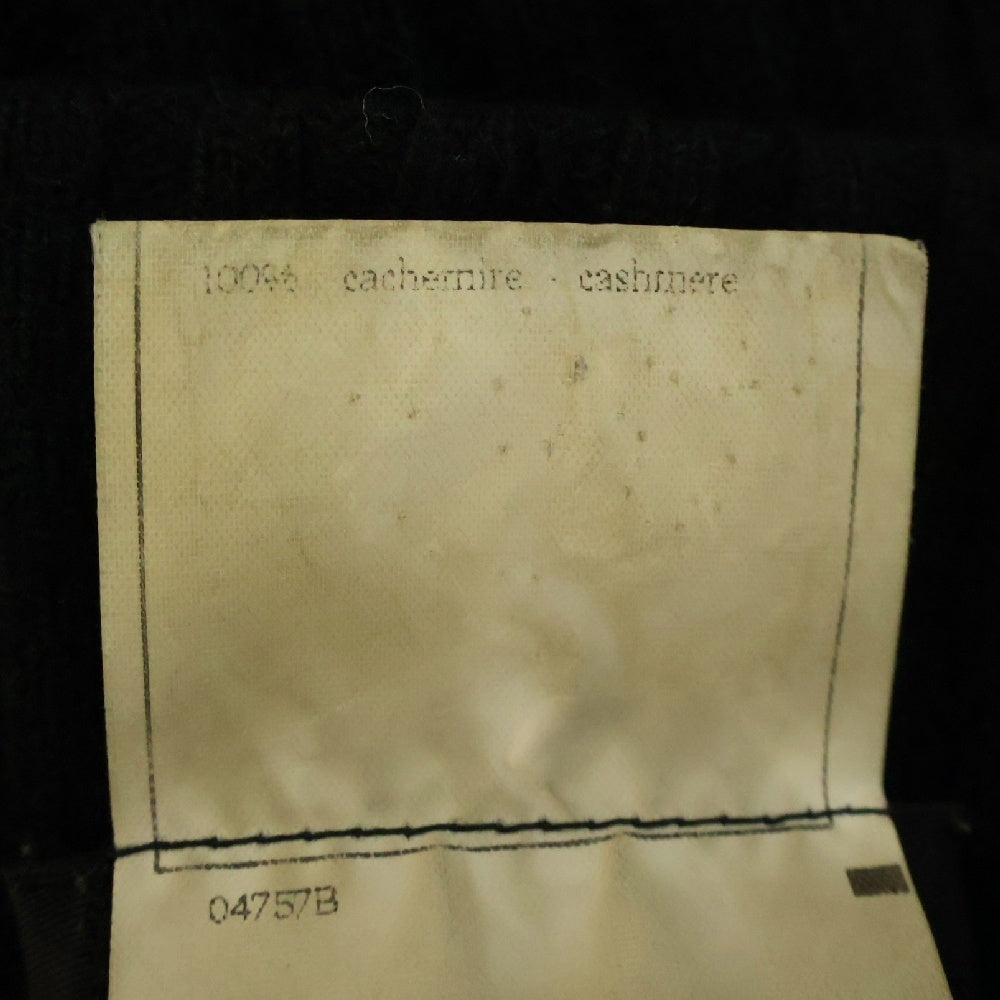 CHANEL(シャネル) 96A ショルダーパッチ タートルネック カシミヤニットセーター ブラック レディース P08783V00314