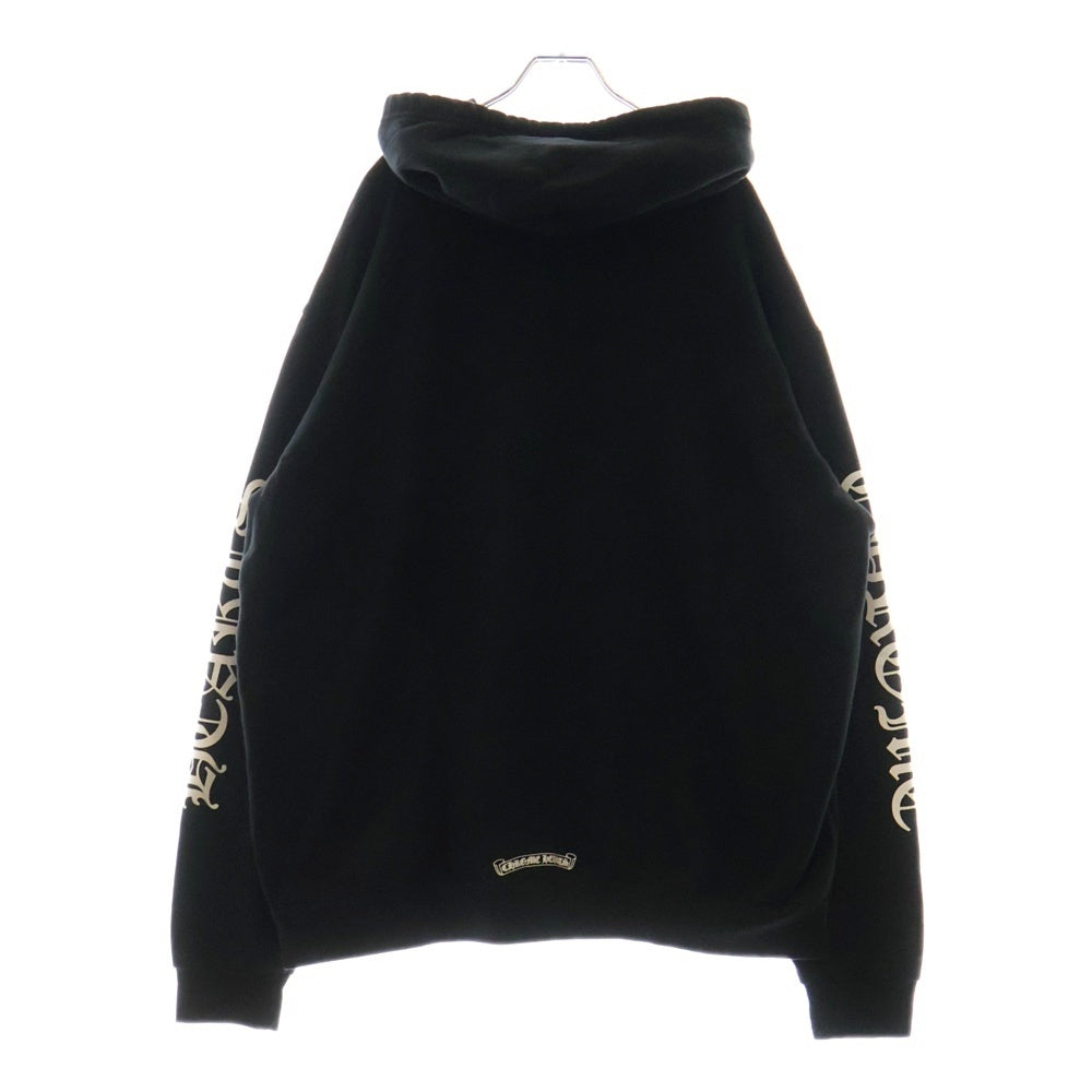 CHROME HEARTS(クロムハーツ) SWTSHRT PLVR アームロゴプリント プルオーバーパーカー ブラック