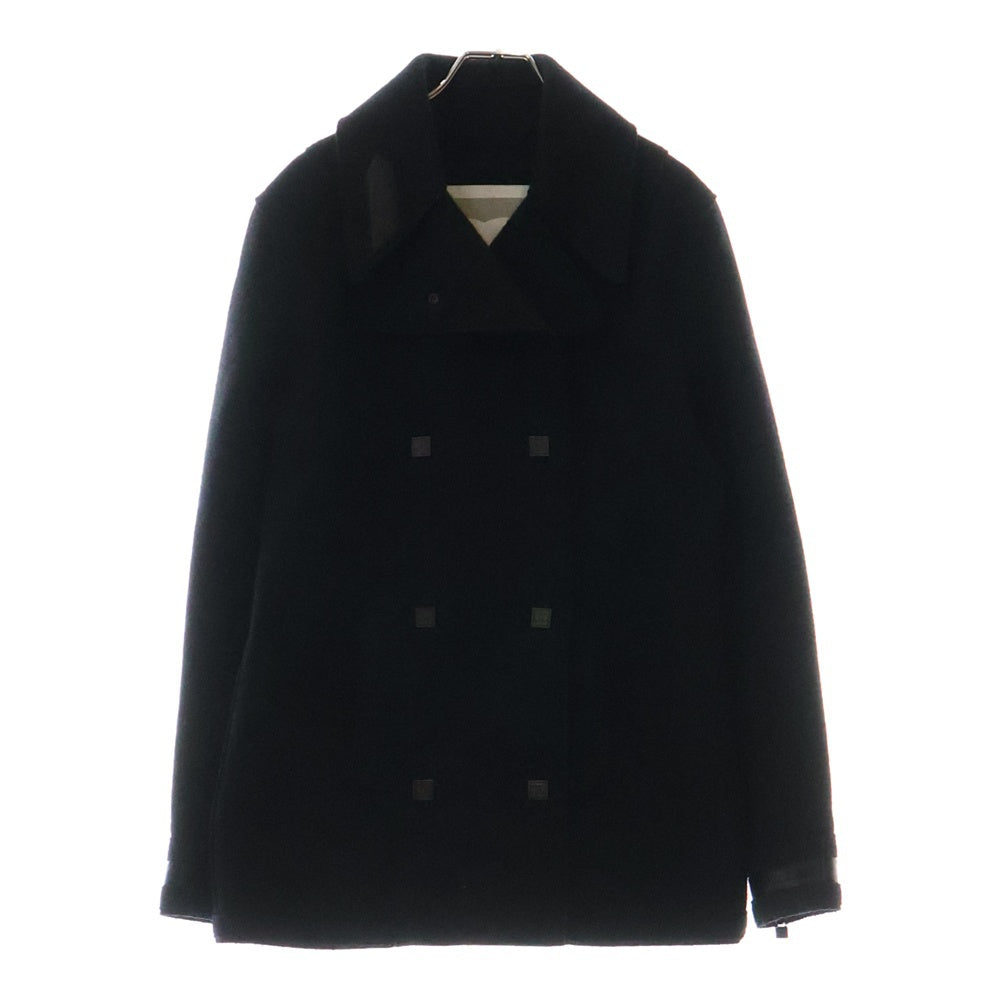 CHANEL(シャネル) ココボタン 05A ウール アームジップ ピーコートP26525V16823 ブラック レディース