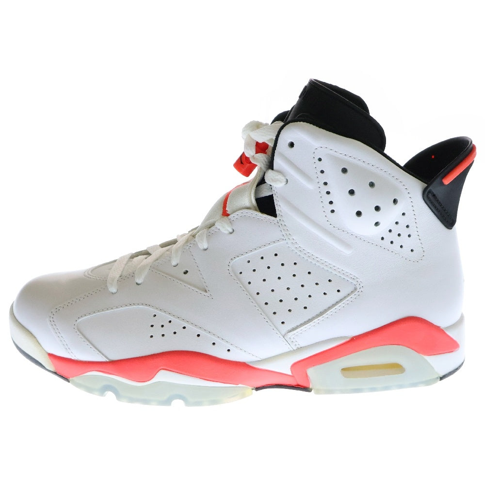 NIKE(ナイキ) 観賞用 2014年製 Air Jordan 6 Retro Infra Red エアジョーダン6 レトロ インフラレッド ハイカットスニーカー ホワイト/オレンジ 384664-123 US10/28cm