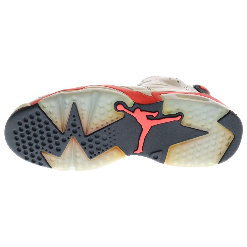 NIKE(ナイキ) 観賞用 2014年製 Air Jordan 6 Retro Infra Red エアジョーダン6 レトロ インフラレッド ハイカットスニーカー ホワイト/オレンジ 384664-123 US10/28cm