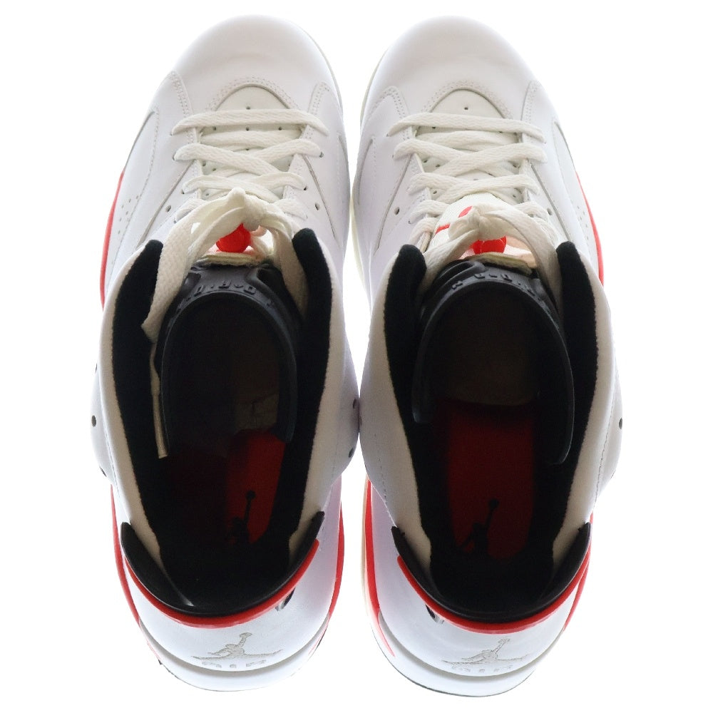 NIKE(ナイキ) 観賞用 2014年製 Air Jordan 6 Retro Infra Red エアジョーダン6 レトロ インフラレッド ハイカットスニーカー ホワイト/オレンジ 384664-123 US10/28cm