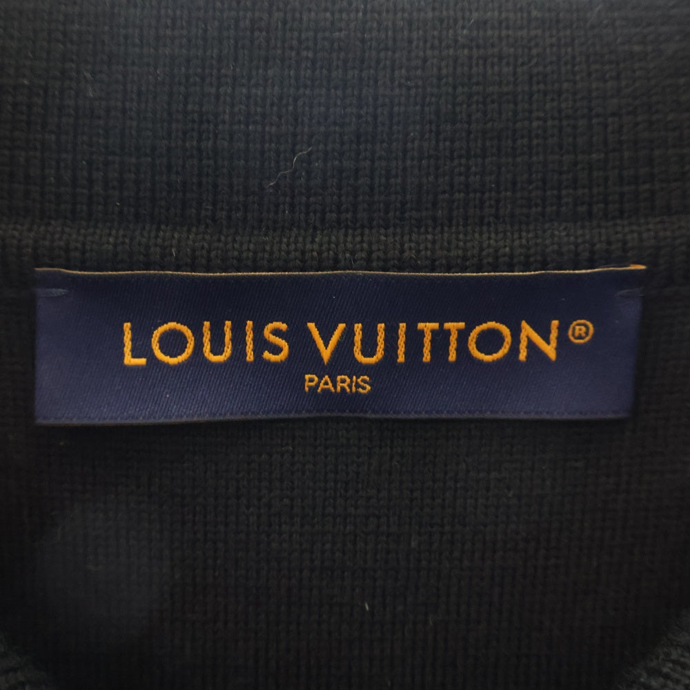 LOUIS VUITTON(ルイヴィトン) モノグラム エンボステクニカル ウールブルゾン ジップアップジャケット 1AFYEI ブラック