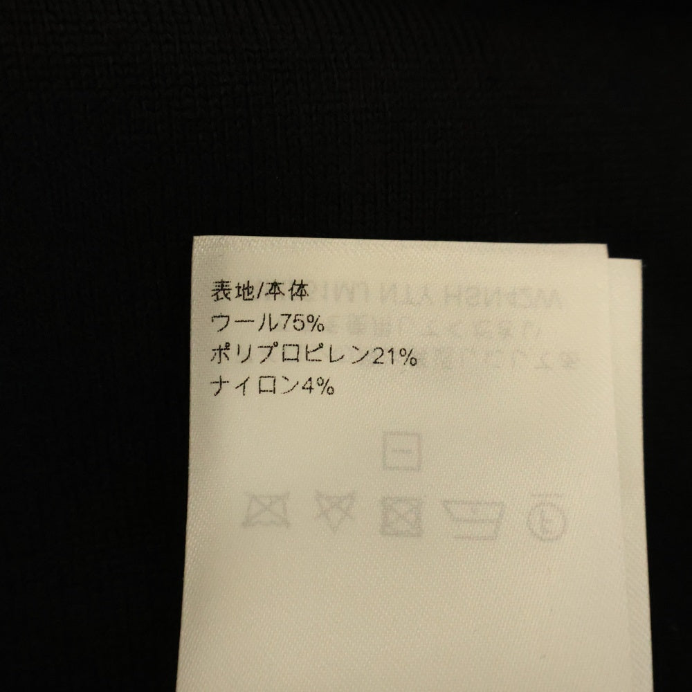 LOUIS VUITTON(ルイヴィトン) モノグラム エンボステクニカル ウールブルゾン ジップアップジャケット 1AFYEI ブラック