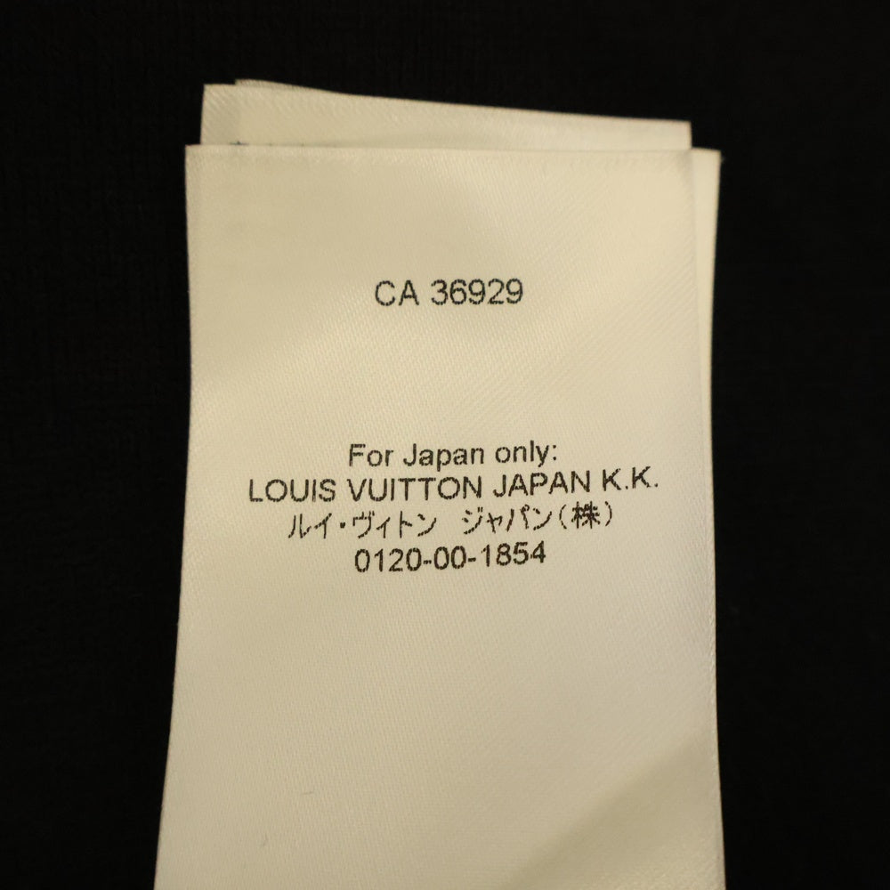 LOUIS VUITTON(ルイヴィトン) モノグラム エンボステクニカル ウールブルゾン ジップアップジャケット 1AFYEI ブラック