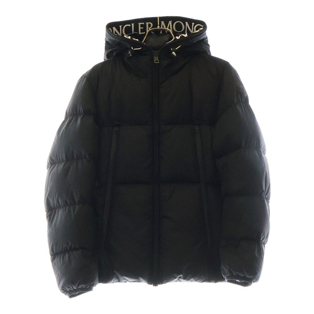 MONCLER(モンクレール) MONTCLA フーディロゴ刺繍 ジップアップ フーディ ダウンジャケット F20911856900 ブラック