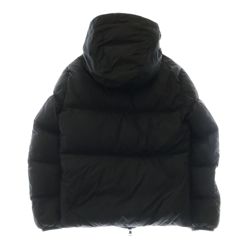 MONCLER(モンクレール) MONTCLA フーディロゴ刺繍 ジップアップ フーディ ダウンジャケット F20911856900 ブラック