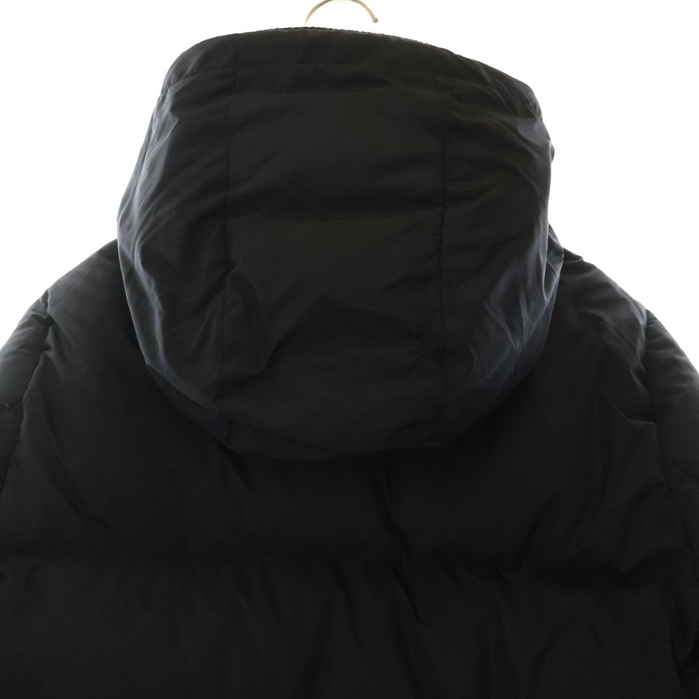 MONCLER(モンクレール) MONTCLA フーディロゴ刺繍 ジップアップ フーディ ダウンジャケット F20911856900 ブラック
