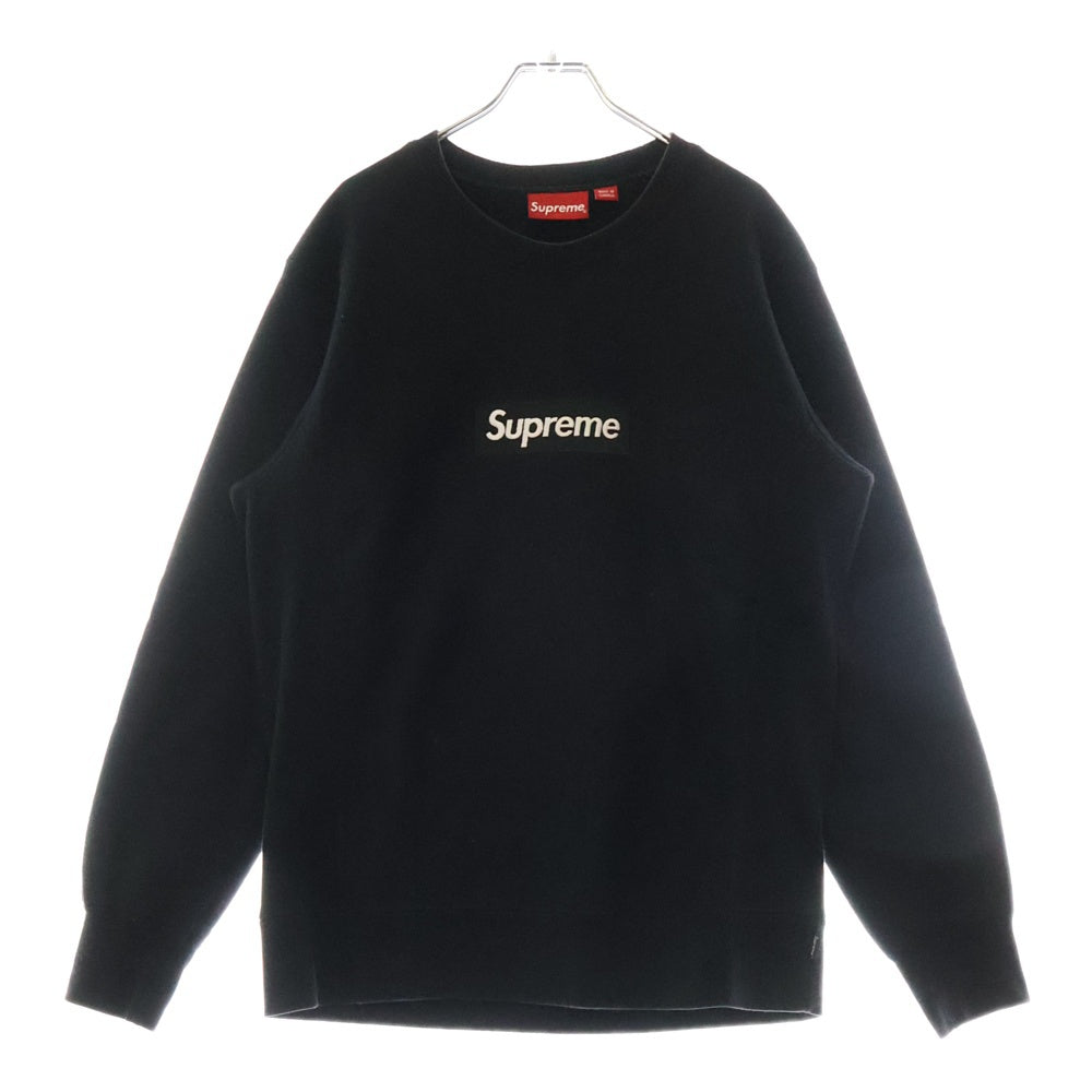 SUPREME(シュプリーム) 15AW Box Logo Crewneck ボックスロゴ クルーネック スウェットトレーナー ブラック