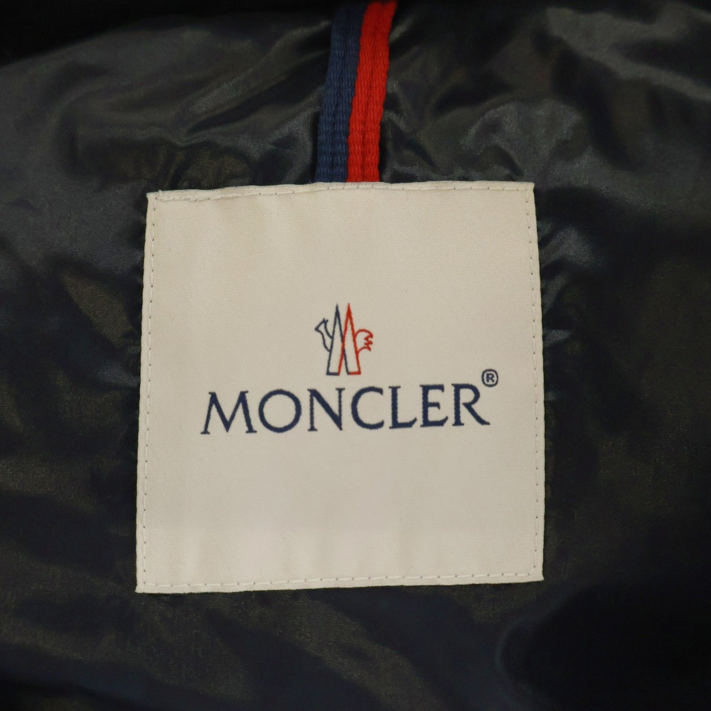 MONCLER GAMME ROUGE(モンクレールガムルージュ) 21AW Michon ジップアップ フーディ ボアダウンジャケット G20911A00089 ネイビー