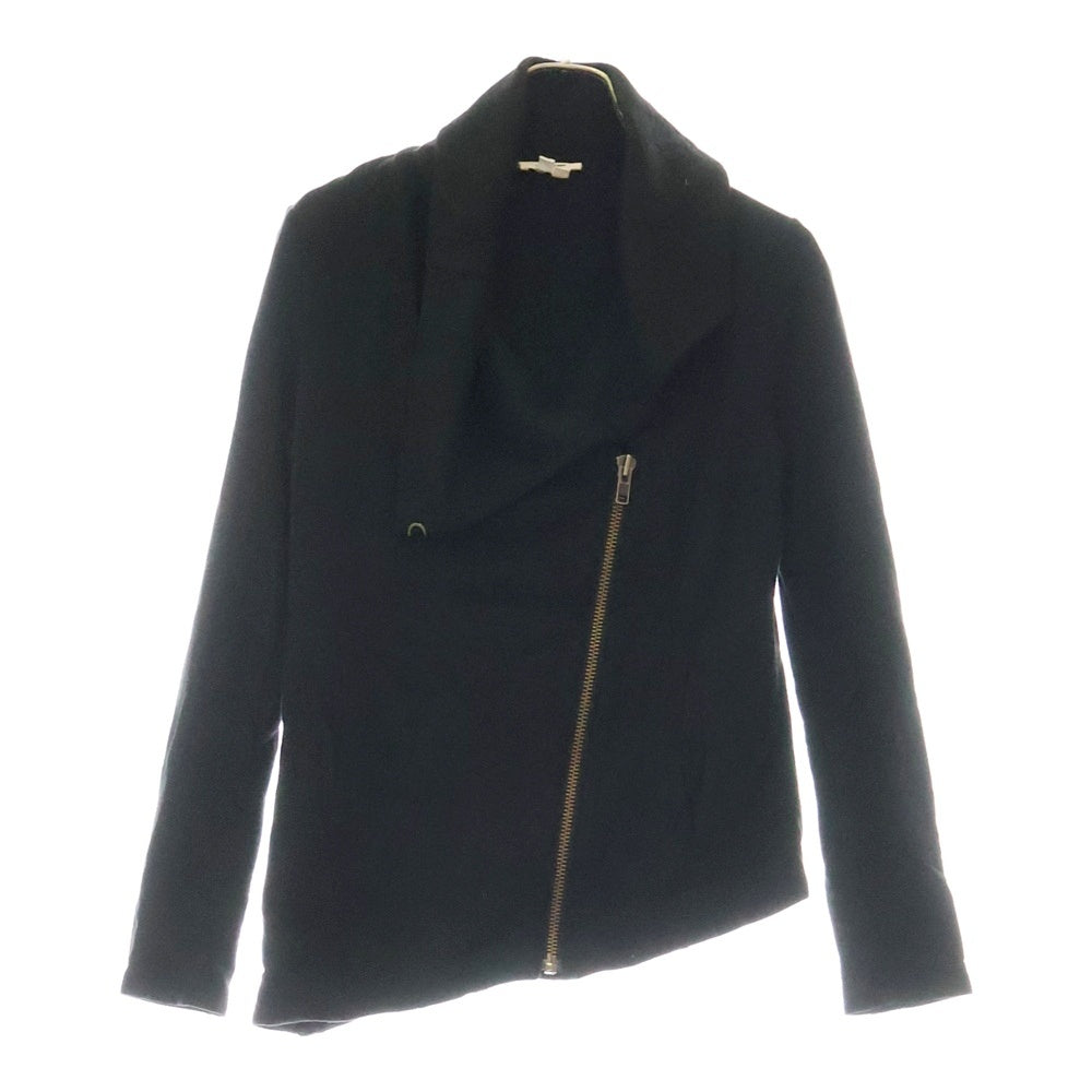 HELMUT LANG(ヘルムートラング) ジップアップ 変形 ブルゾン ブラック レディース
