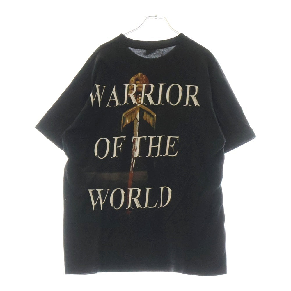 VINTAGE(ヴィンテージ) 00s MANOWAR WARRIOR OF THE WORLD マノウォー 両面プリント Tシャツ 半袖カットソー ブラック